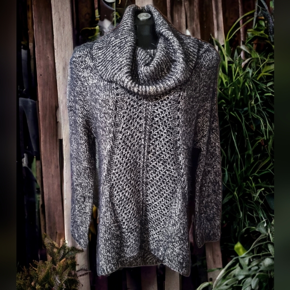 Cartise Super Soft & Fluffy Cowl Neck High Low Sweater - Picture 1 of 9